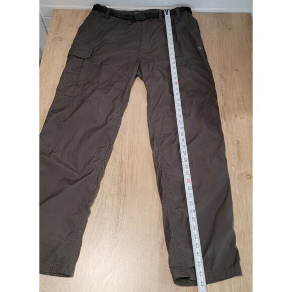 Craghoppers Kiwi Classic Pants in Black Pepper Men Size 36" Cargo Gorpcore - Picture 4 of 8